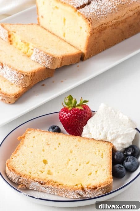 An easy butter cake.