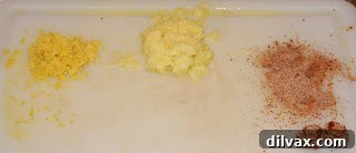 Day 28: Flu-Fighting Cookies 4 Fresh aromatics: lemon zest, grated ginger (with ginger juice), and grated nutmeg.