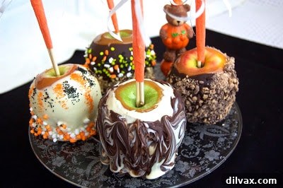 Homemade Caramel Apples, a perfect Fall indulgence.
