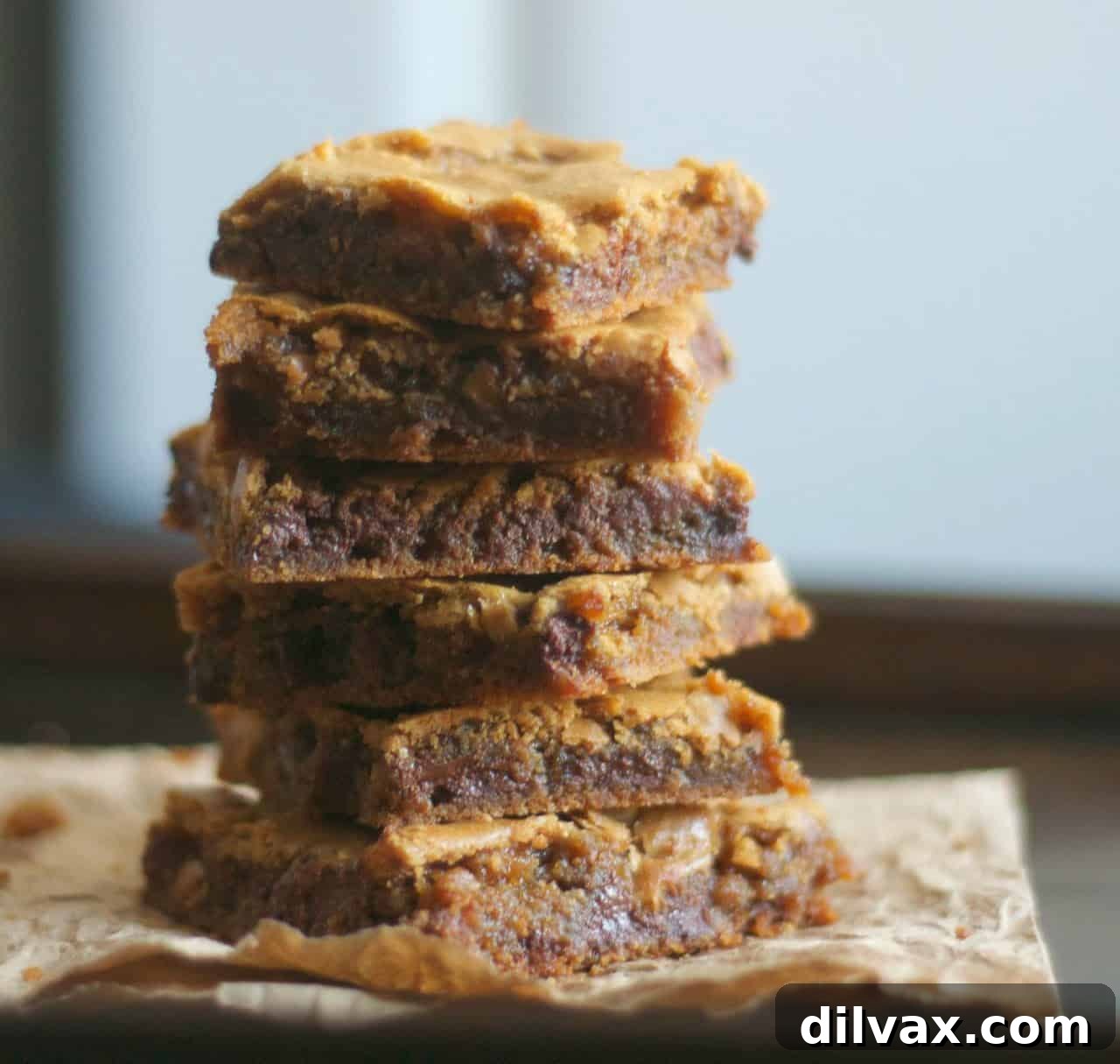 Gooey Butterscotch Chocolate Chip Brownies: A Recipe You'll Love These Butterscotch Chocolate Chip Brownies are incredibly gooey! Made with rich dark brown sugar and melty semi-sweet chocolate chips for a truly delicious dessert.