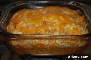 Day 21 Chile Cheese Casserole Delight 8 The golden brown Chile Cheese Casserole just pulled out of the oven, steaming gently.