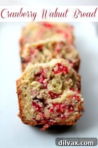 25 Irresistible Thanksgiving Creations 10 Delicious cranberry walnut bread with a crumble topping, ideal for Thanksgiving breakfast or as a side.