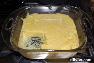 Day Seven: The Grand Experiment Unfolds 2 First image of the failed baked blintz experiment, showing a dense, unappetizing texture.