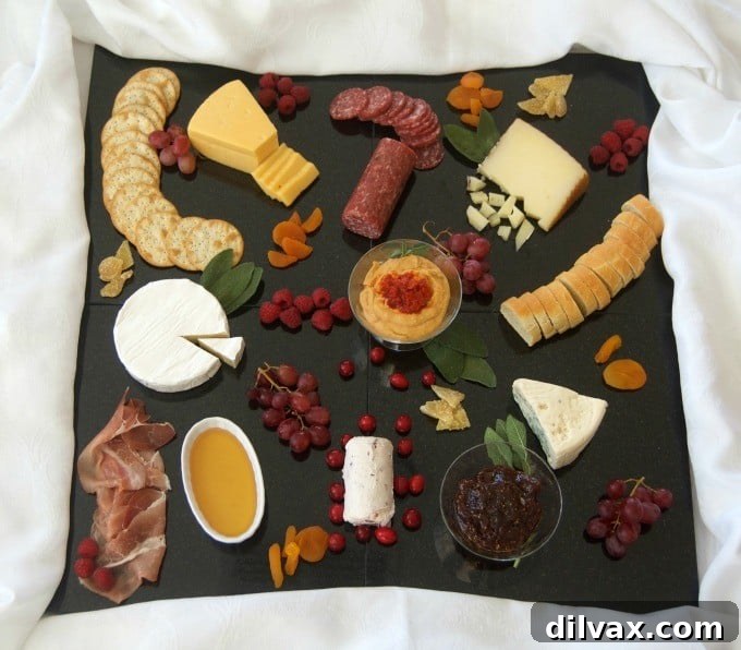 Creating a colorful, appealing and tasty cheese board for entertaining is easy with these ingredients!