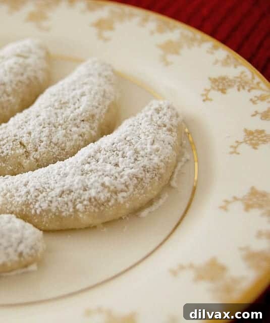 Pillowy Cream Cheese Cookies 9 a light, rich, buttery cookie traditionally made with almonds and shaped into crescents.