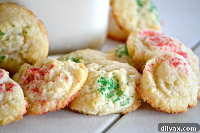 Super simple, light, and delicious Cream Cheese Cookies – easy to enjoy more than one!