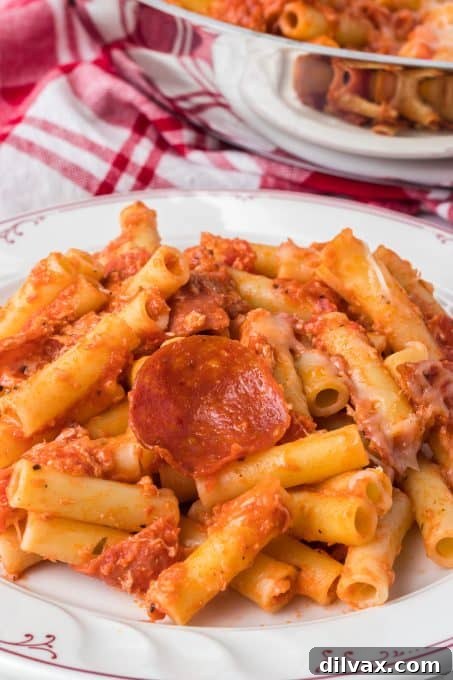 Pepperoni Pizza Pasta