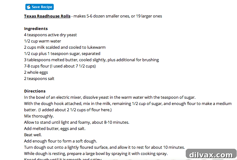 Stream Stitch 2 Save Recipe Button