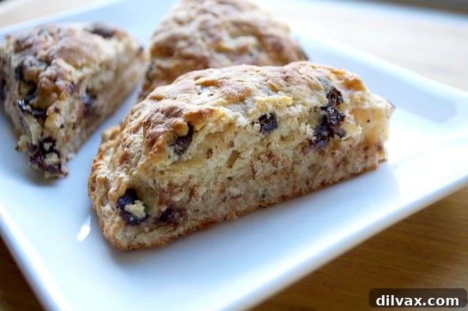 Chocolate Coconut Oasis Bundt 13 Fluffy Banana Chocolate Scones, perfect for breakfast or brunch