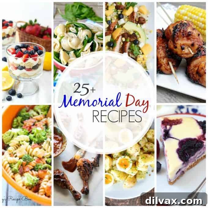 With these 25+ Recipes for Memorial Day you'll have everything you need to make your Memorial Day gathering a success!