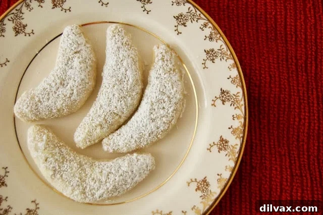 A concluding image related to Viennese Crescents, perhaps a stack or serving suggestion.