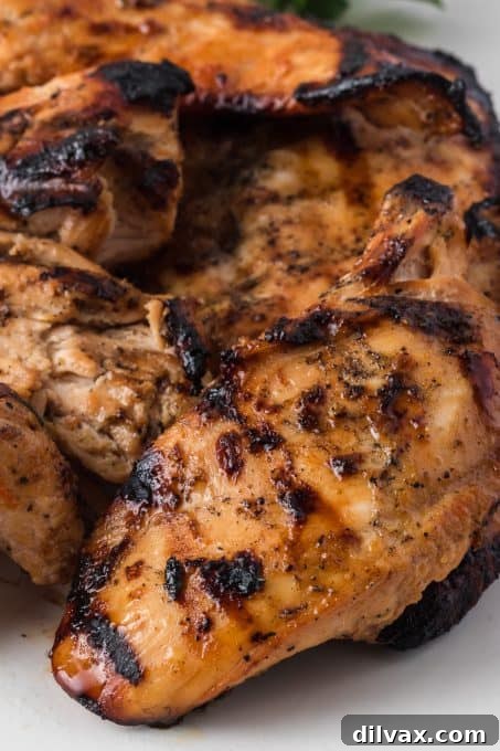 Foolproof Chicken Marinade 9 Grilled chicken that has been marinated in a flavorful orange ginger sauce.