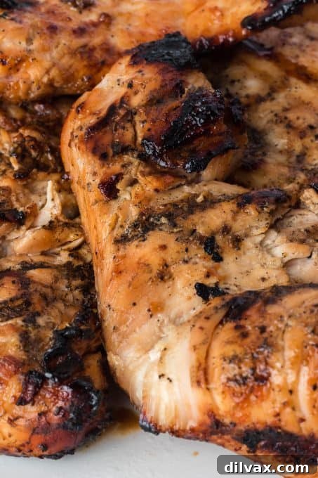 Foolproof Chicken Marinade 10 Perfectly Marinated Grilled Chicken ready to be served.
