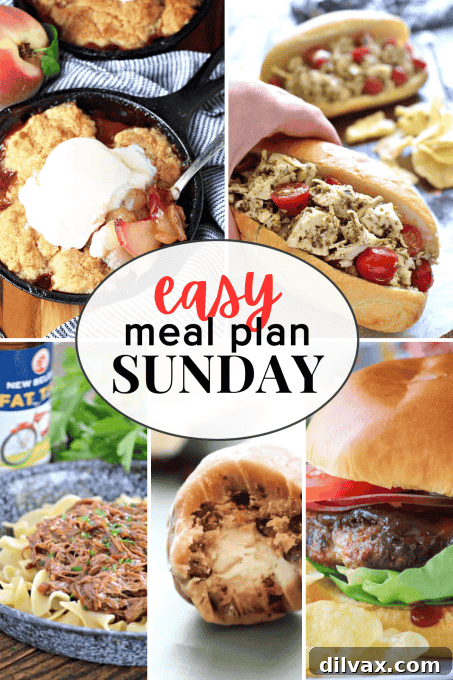 Easy Meal Plan Sunday 3 A second appealing image, presenting a visual summary of the prepared dishes from Easy Meal Plan Sunday {Week 57}, designed to inspire and simplify your weekly meal preparation.