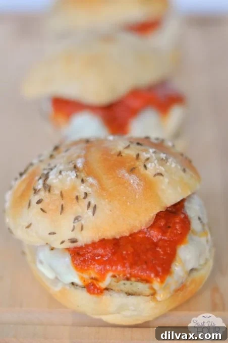 A savory Chicken Parmesan Burger.
