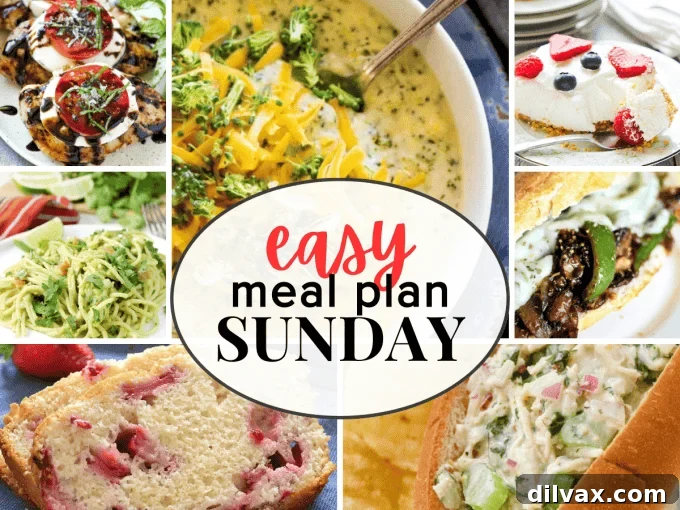 Easy Meal Plan Sunday {Week 61} - Discover delicious, simple recipes for stress-free weekly meal planning.