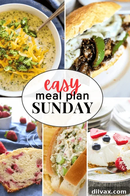 Weekly Meal Prep Ideas for Sunday {Week 61} with diverse, easy recipes.