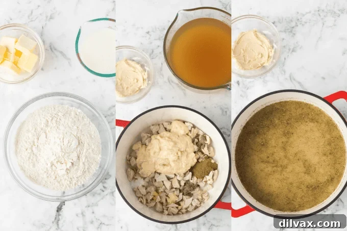 Grandma's Favorite Chicken and Dumplings 5 Process photos for Chicken and Dumplings