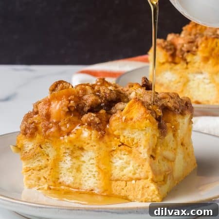 Pumpkin French Toast Casserole.