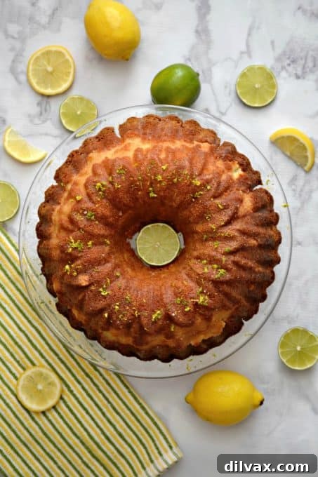 Mama’s 7UP Pound Cake - this amazing lemon-lime Bundt cake boasts a soft interior and a perfectly crunchy glazed crust. An impressive dessert from Jocelyn Delk Adams' Grandbaby Cakes cookbook.