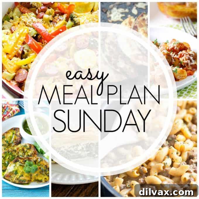 Kickstart Your Week With Easy Sunday Meal Plans Week 67 2 Easy Meal Plan Sunday Week 67 provides six dinners, two desserts, and a breakfast recipe for effortless meal planning.