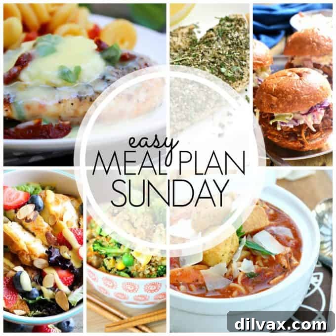 Kickstart Your Week With Easy Sunday Meal Plans Week 67 4 Easy Meal Plan Sunday Week 64 offers diverse, family-friendly recipes for organized home cooking.