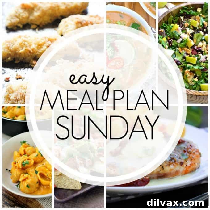 Easy Meal Plan Sunday {Week 66} – these six dinners, two desserts and a breakfast recipe will help you remove the guesswork from this week’s meal planning. Enjoy!