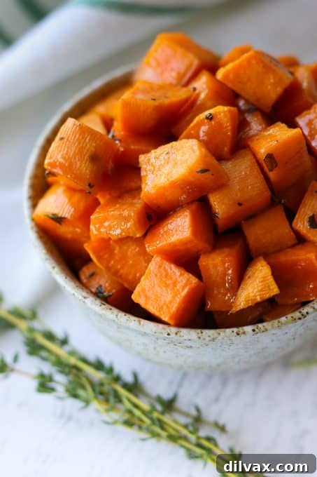 Maple Roasted Sweet Potatoes