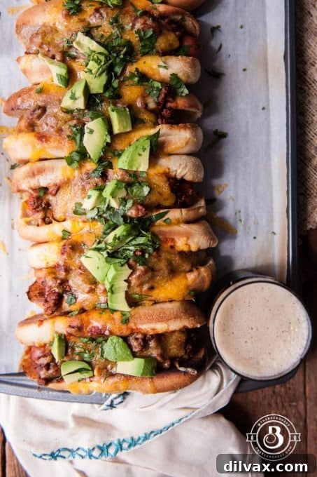 Touchdown Treats 30 Mini beer chili party dogs, a fun and savory appetizer for any casual gathering.