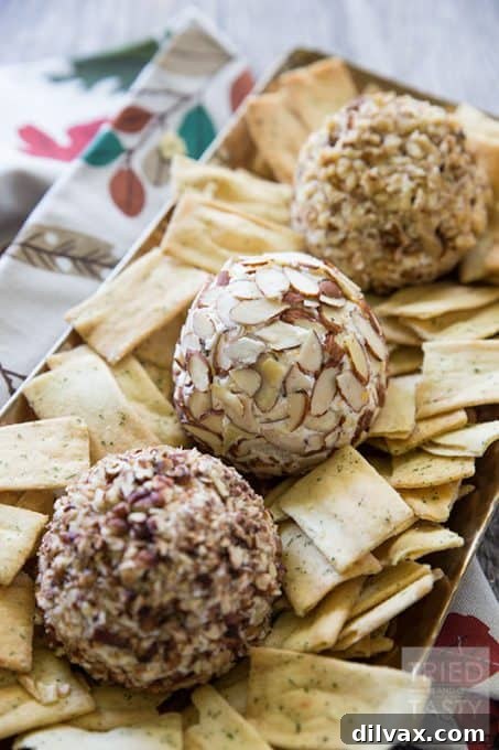 Touchdown Treats 14 Savory artichoke and jalapeño cheese ball, a spicy and creamy centerpiece for your appetizer spread.