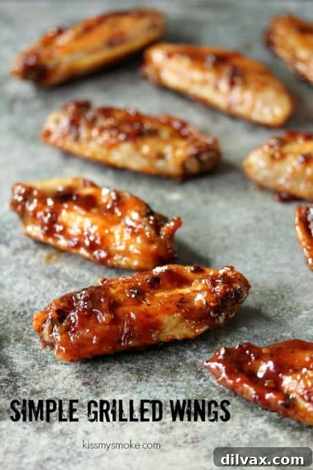 Touchdown Treats 8 Perfectly grilled spicy chicken wings, offering a smoky flavor for an outdoor game day feast.
