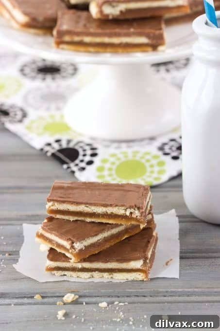 Touchdown Treats 44 Crunchy and savory Club Cracker Bars, an easy-to-make party favorite.