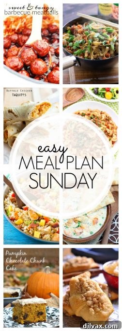 Effortless Weekly Meals 3 A secondary image for Easy Meal Plan Sunday Week 73, featuring a close-up of beautifully prepared meal prep containers or a selection of fresh ingredients, emphasizing organization and readiness.