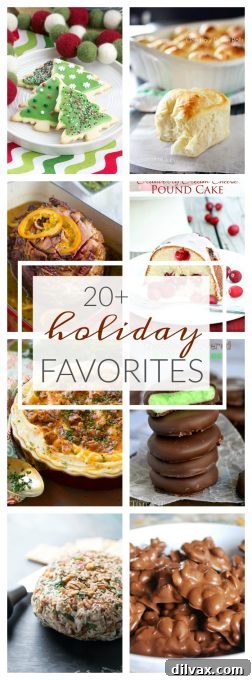 20 Festive Holiday Favorites 3 Close-up of a delectable holiday dessert, part of a collection of 20+ festive recipes.