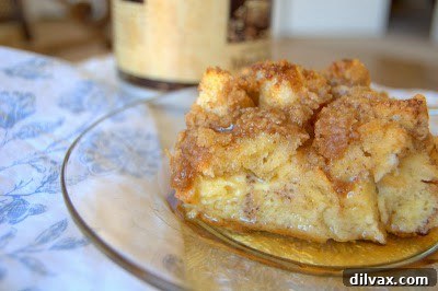 Individual slices of baked cinnamon French toast on a plate.