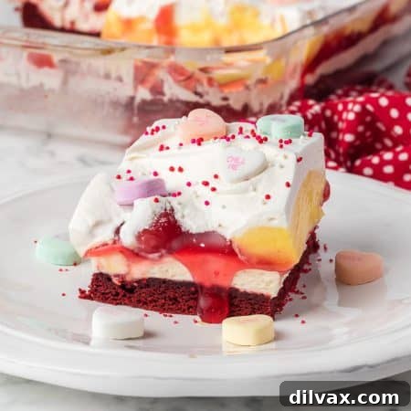 Red Velvet Cherry Dream Bars