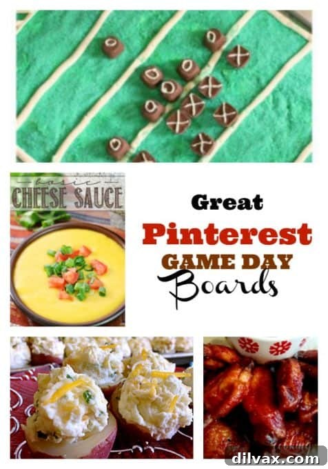 Pinterest-Perfect Game Day Boards 3 A top-down view of a Game Day snack table featuring various dips, colorful crudités, crispy wings, and other easy-to-grab finger foods, ensuring guests leave smiling with a full belly.