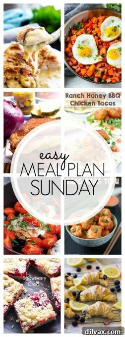 Save Easy Meal Plan Sunday Week 94 to your favorite Pinterest board for future reference and easy meal planning inspiration.