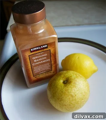 Spiced Pear Delights 3 A close-up of a stack of cinnamon pear slices, highlighting the texture and spice.