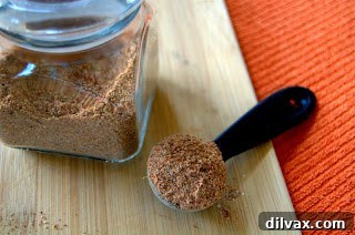 Slow Cooker Zesty Taco Chicken 3 Jar of homemade taco seasoning mix