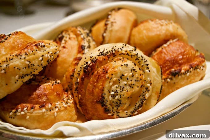 The magical Gorgonzola Rolls served in the main dining rooms of Coral Princess are light, airy, and utterly delicious.