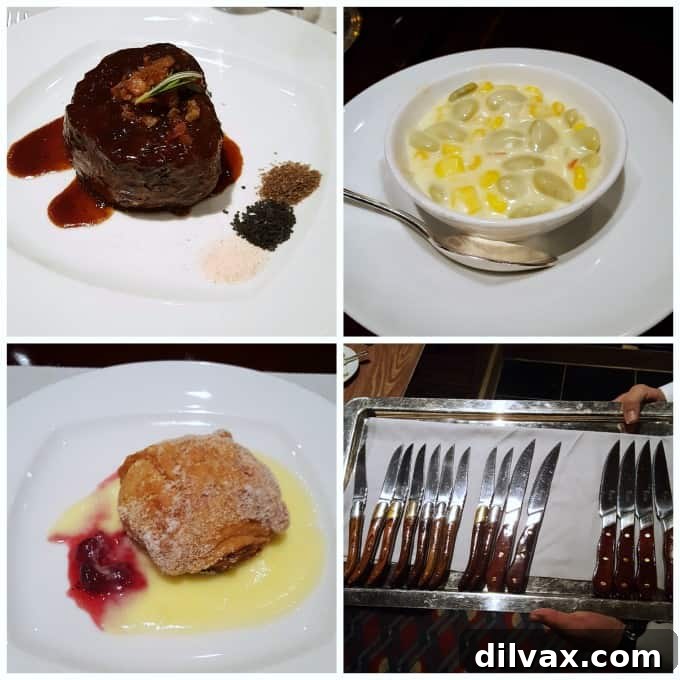 The Bayou Cafe on Coral Princess offers an incredible dining experience, featuring exceptional steak and authentic Southern-inspired cuisine.