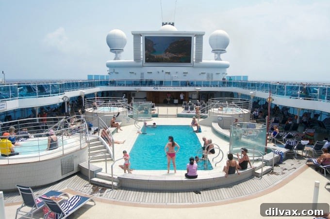 Cruising with Princess Cruises aboard the Coral Princess? You'll be able to busy yourself with a myriad of activities or just take the time to relax, too!