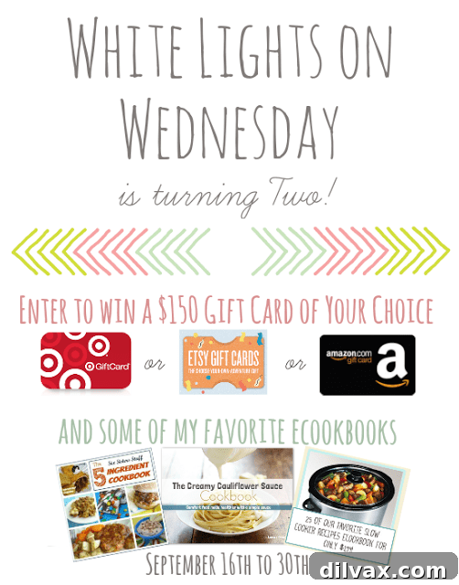 Rustic Blueberry Ginger Galette 13 Giveaway graphic for a $150 gift card and three cookbooks.