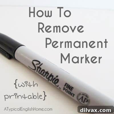Wonderful Wednesdays 40 3 Image showing how to remove permanent marker from surfaces