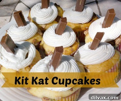 Wonderful Wednesdays 40 5 Delicious Kit Kat Cupcakes