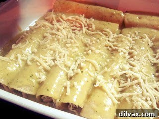 Wonderful Wednesdays 40 6 Lulu's Green Sauce Enchiladas