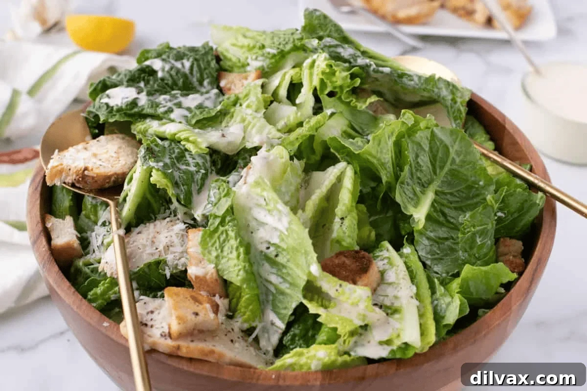 Classic Chicken Caesar Salad
