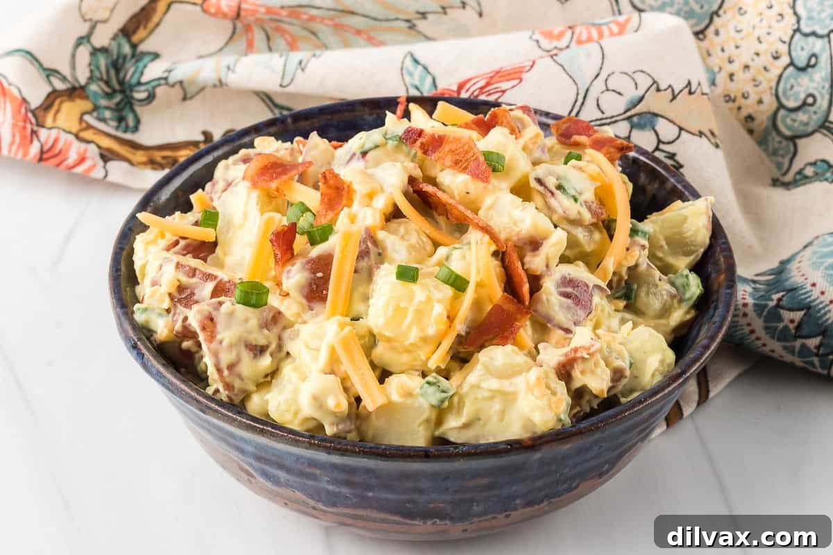 Loaded Red Bliss Potato Salad