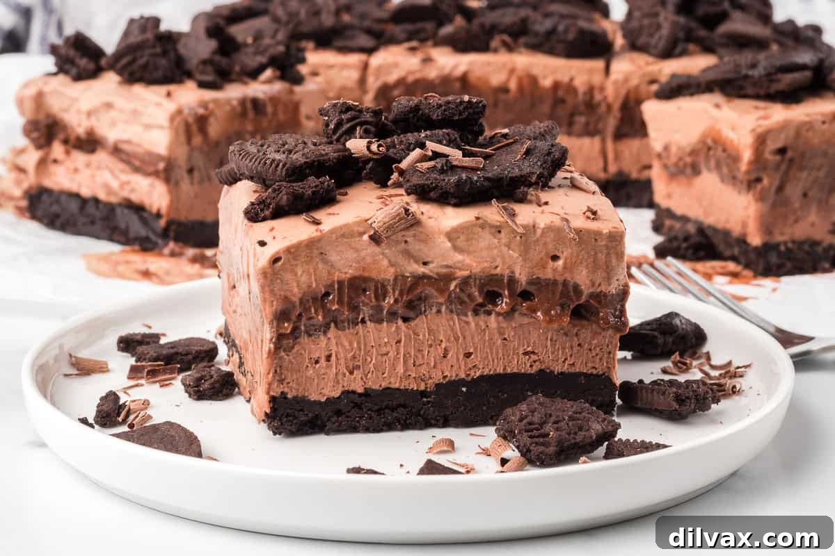 Death By Chocolate Dream Bars on a plate